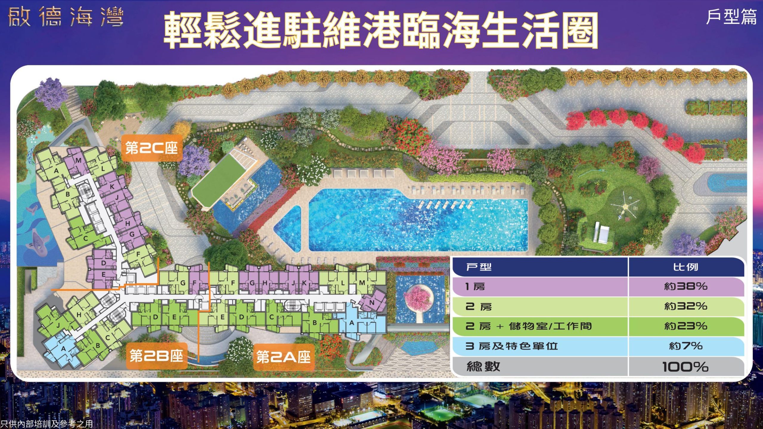 啟德海灣項目平面圖示